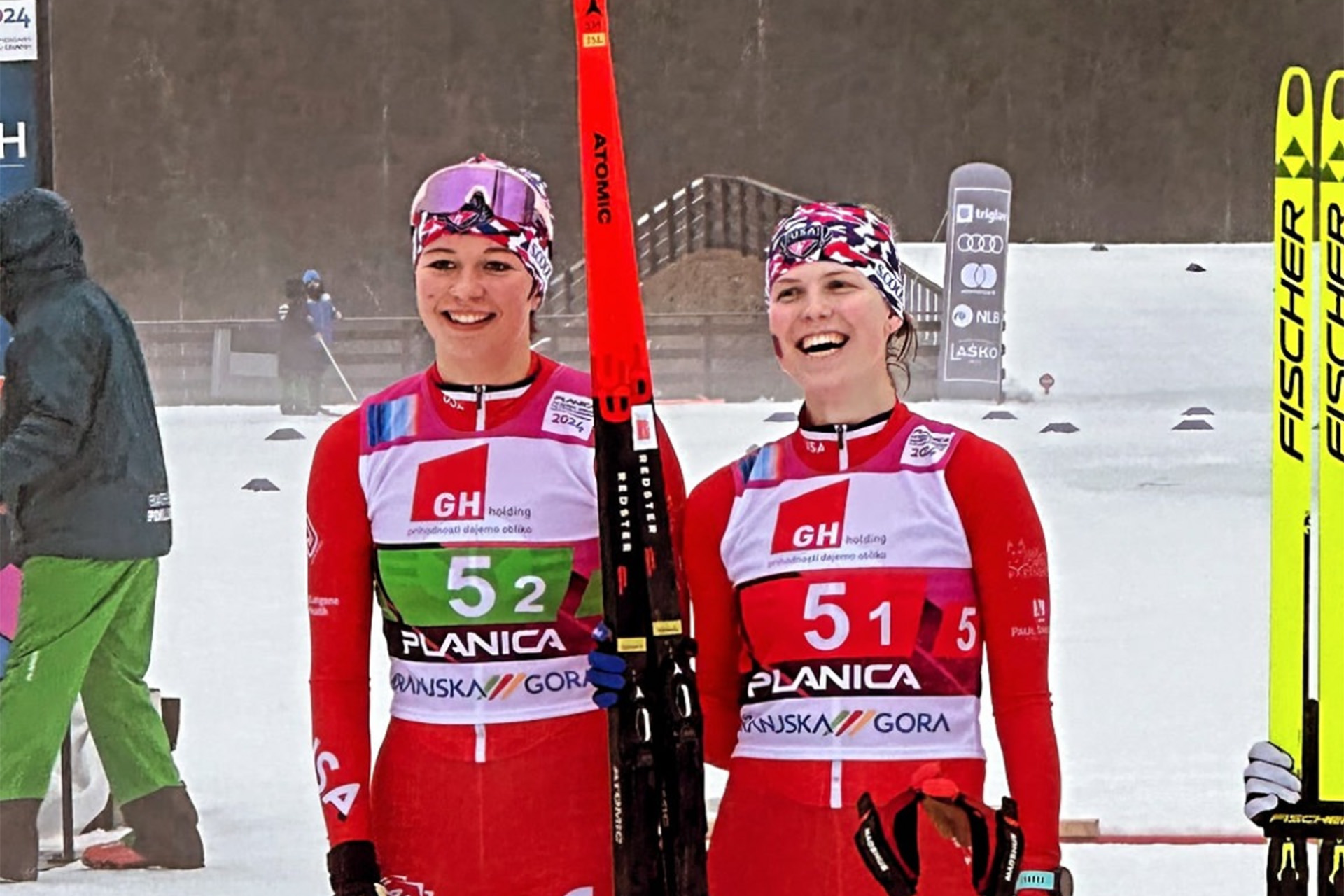 Brabec and McKinnon Earn Silver at 2024 FIS Nordic Junior World Ski